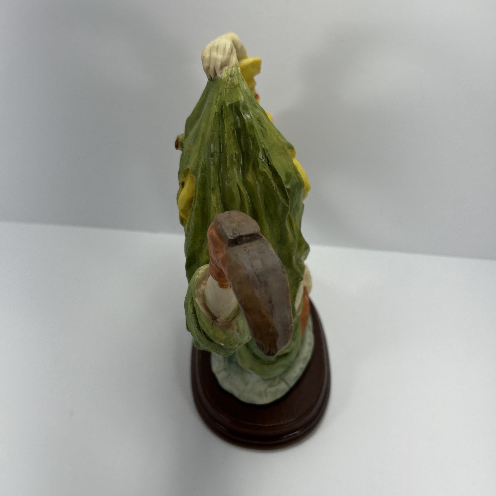 Vintate 10.5×9″ Falling Clown Alabastrite Statue [Made In Taiwan ROC]
