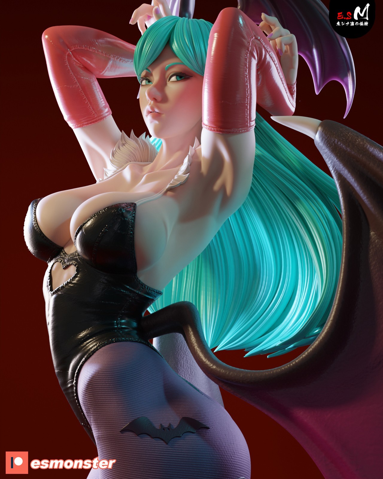 ES Monster – Morrigan Aensland Darkstalkers Unassembled Unpainted Resin Kit