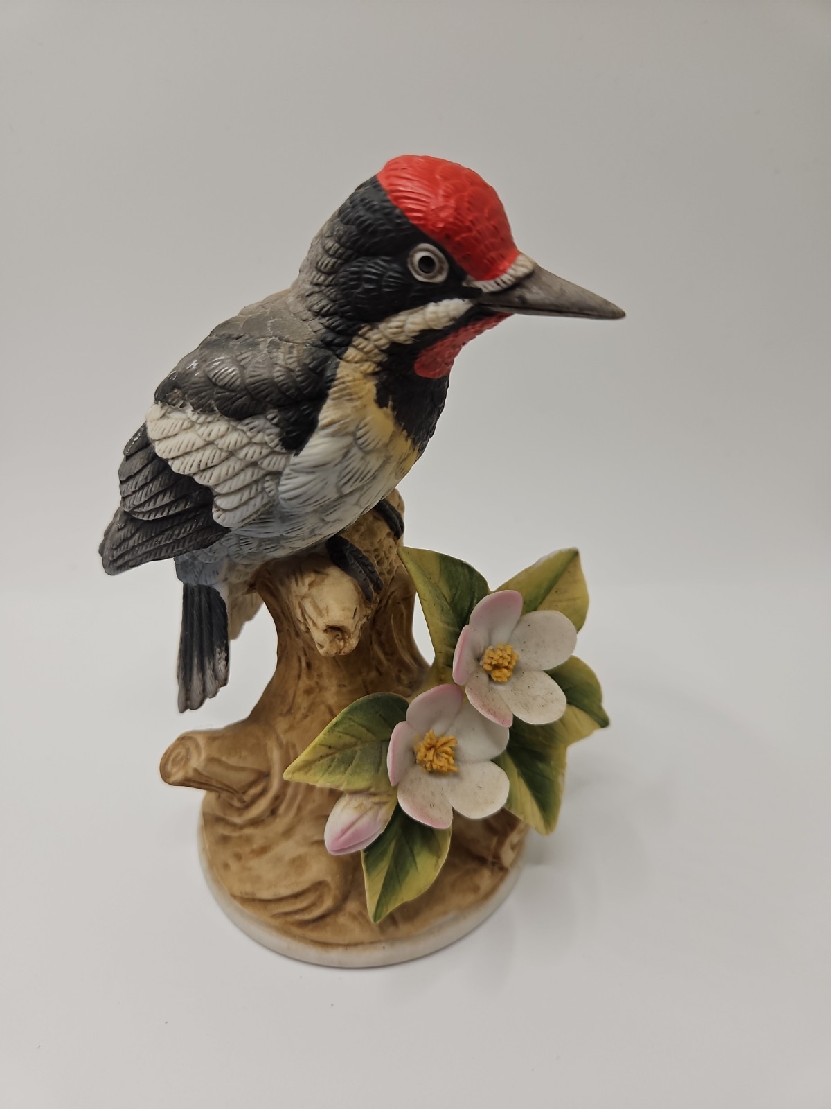 Andrea By Sadek Downy Woodpecker 9386 Porcelain 5.5 Inches Vintage 80s