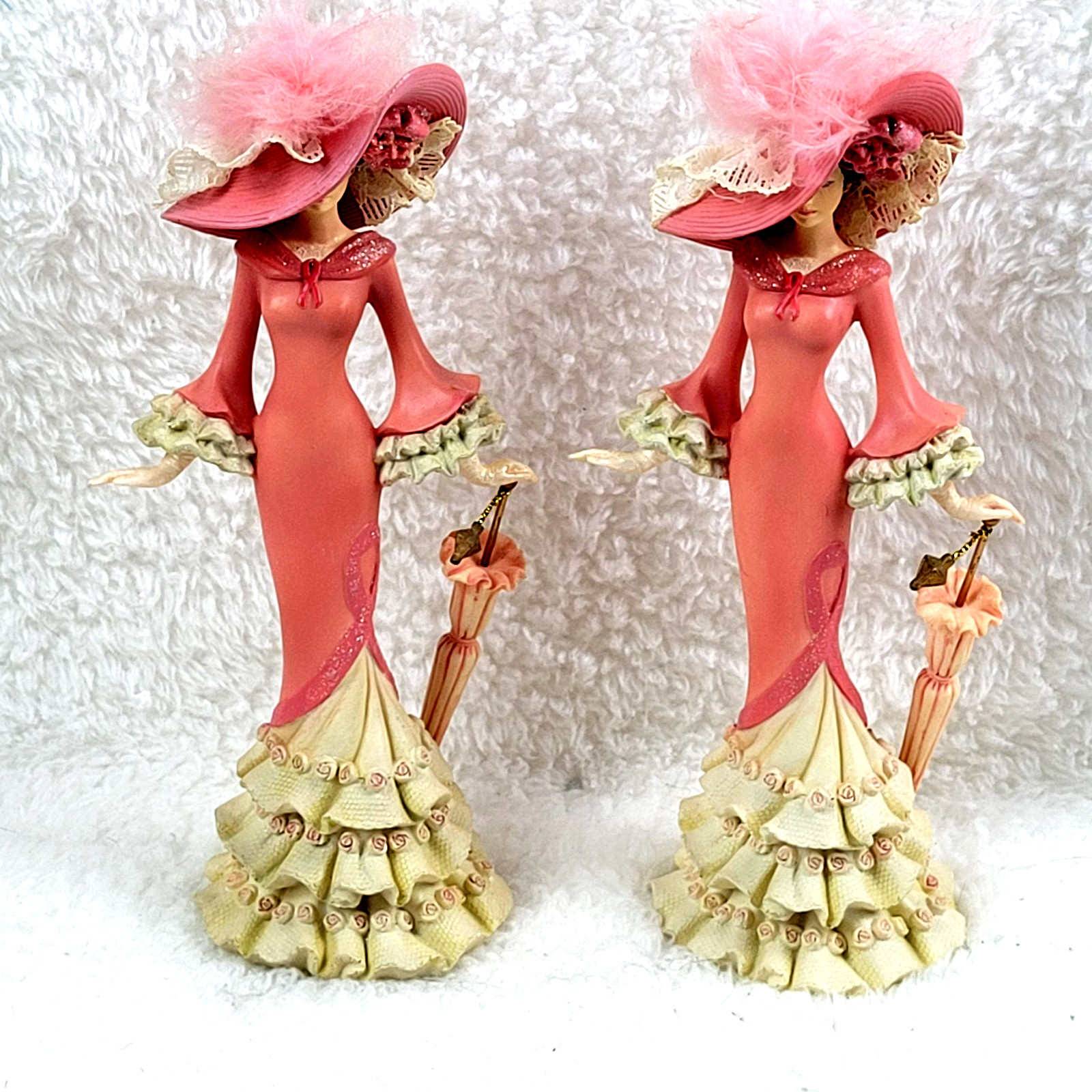 Pink Lady Figurine By Thomas Kinkade Inspiration of Hope “A Picture of Faith”