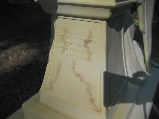 Absolutely Beautiful Resin Reproduction of the Sculpture “The Angel of Grief”