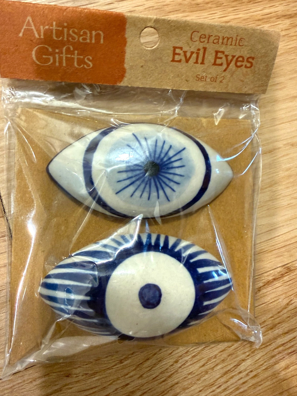 New World Market Ceramic Evil Eye Wall Hanging Decor Art Ornaments Evil Eyes #1