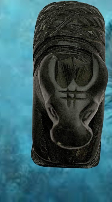 Black Marble Stone Nandi Statue For Worship, Home Décor – 2.5’L Inches (Approx.)