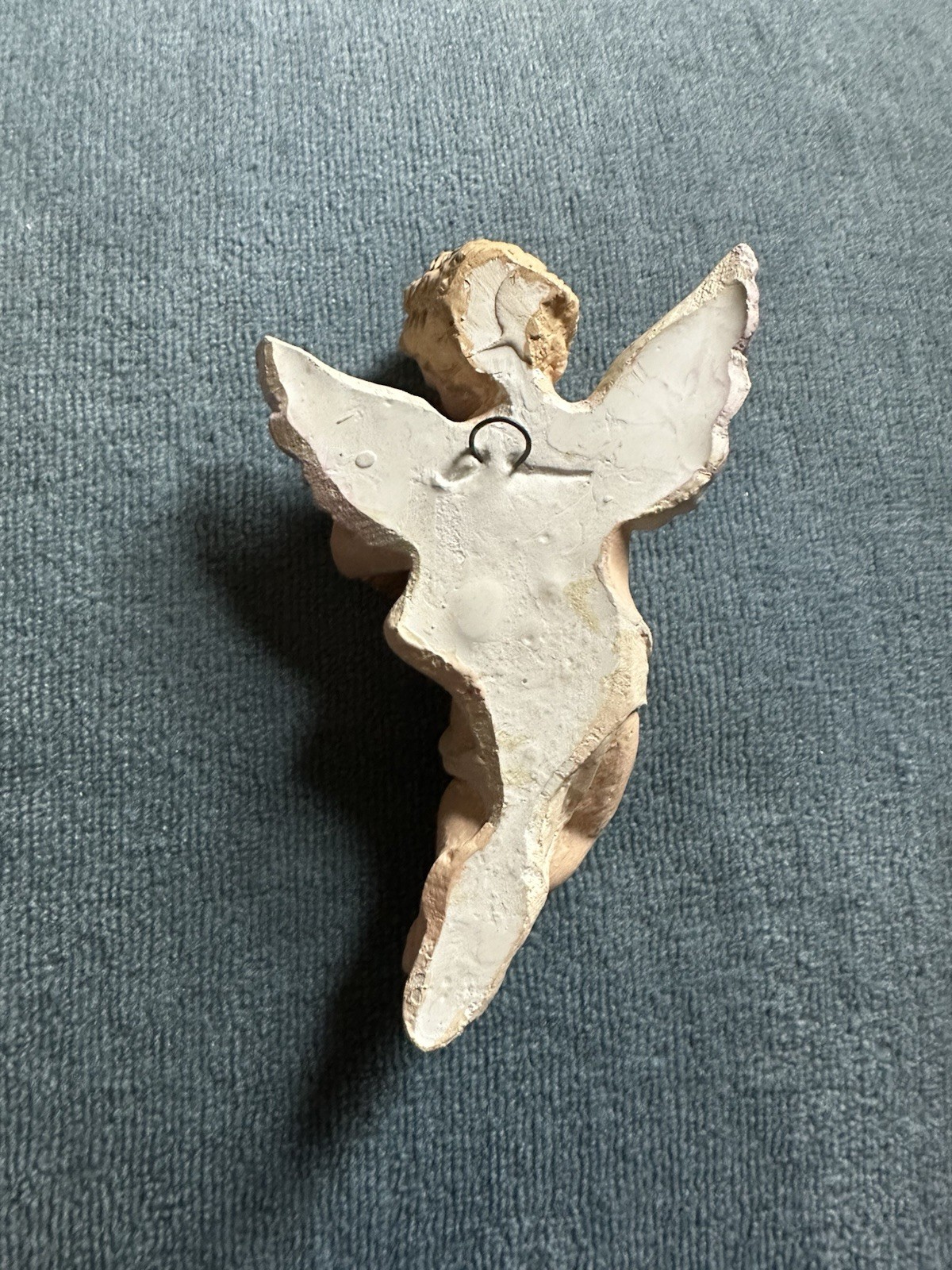 Vintage Ceramic Cherub, Wall-Hanging Angel Figurine Decor
