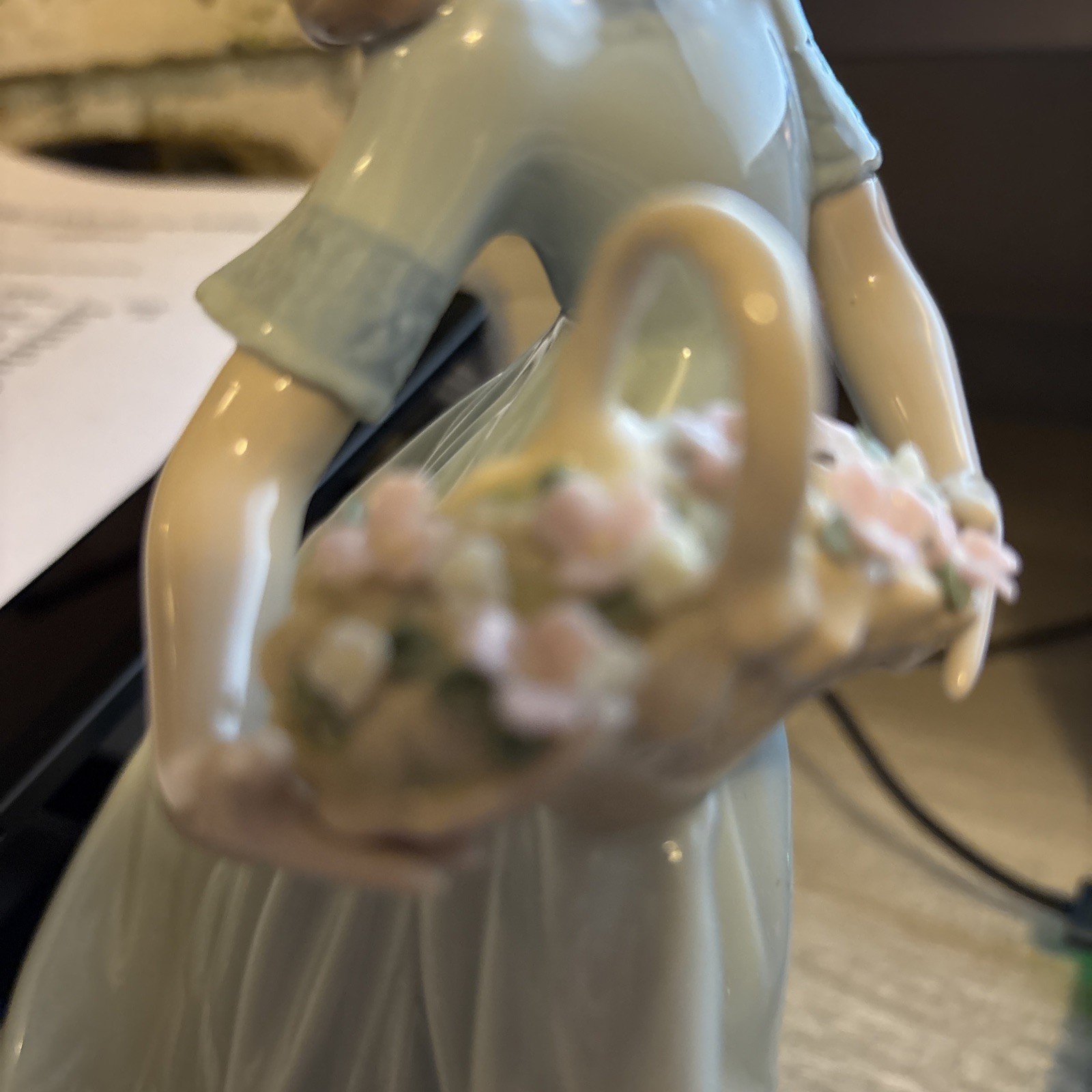 LLADRO “Spring Enchantment” #6130 – Elegant Woman with Flower- Signed/Dated