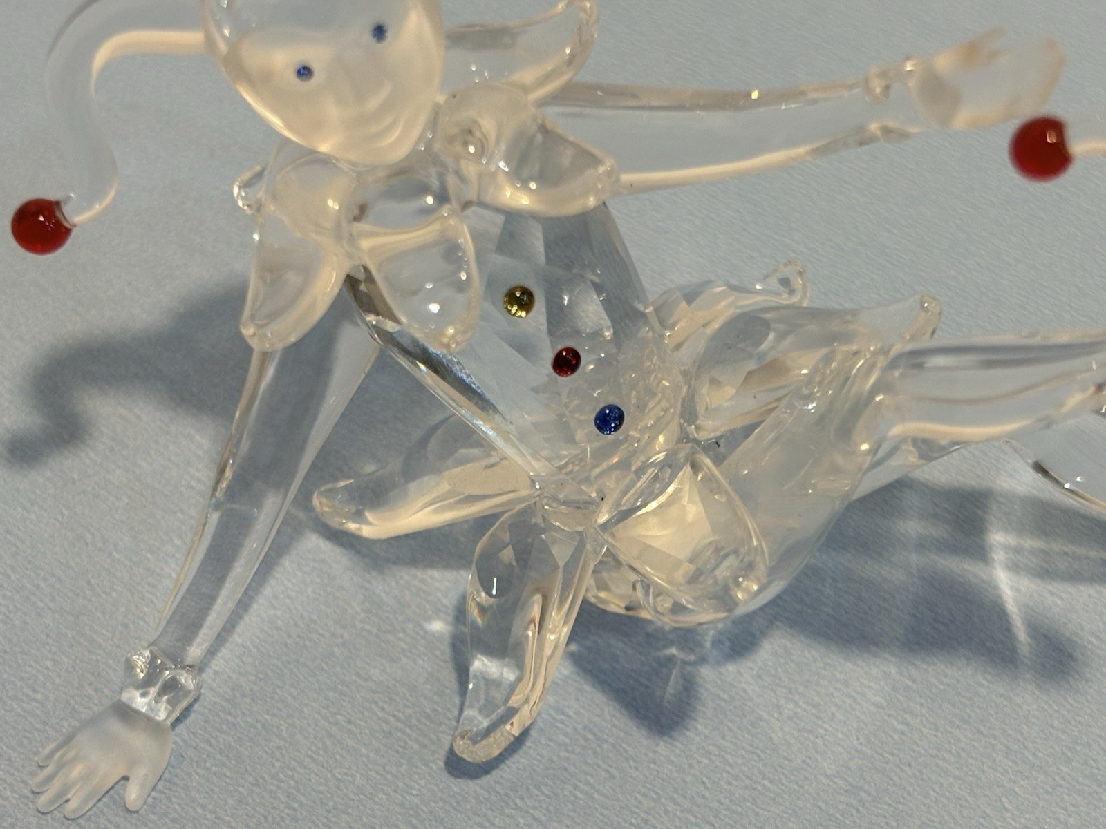 SWAROVSKI Crystal Fairy Tales, Jester Clown Figurine Original Box 275555.PERFECT
