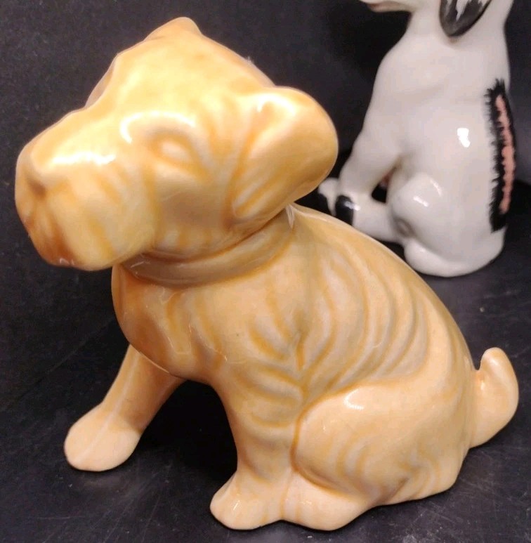 MCM Dog Lot 3 In Great Condition . Cleminsons Bull Dog Ring Holder.