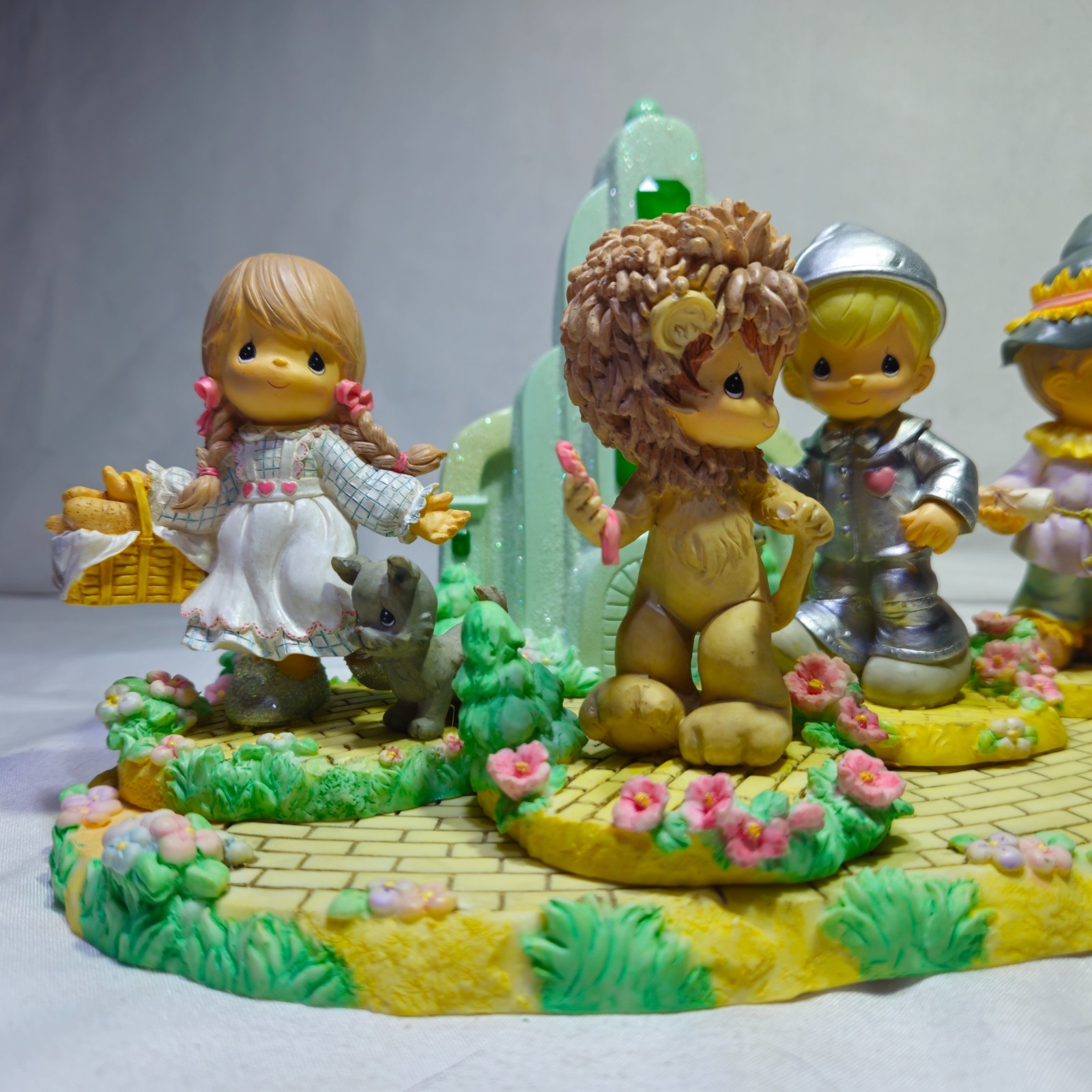 Precious Moments Wizard Of Oz 5pc Set Dorothy Scarecrow TinMan Lion No Box Certs