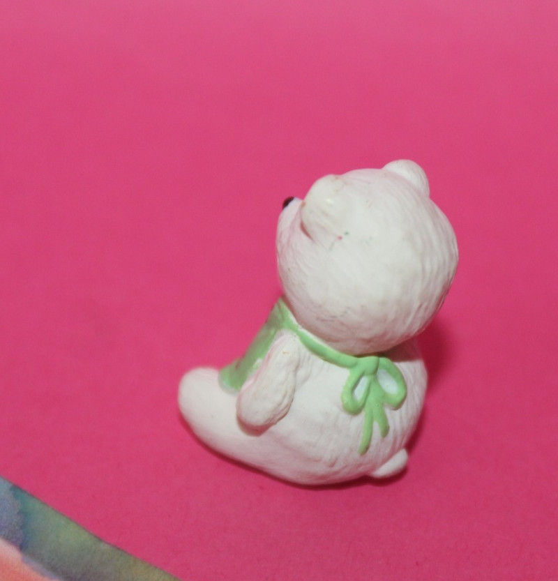 Hallmark Vintage Merry miniatures Baby’s First Christmas 1990 Figurine Bear