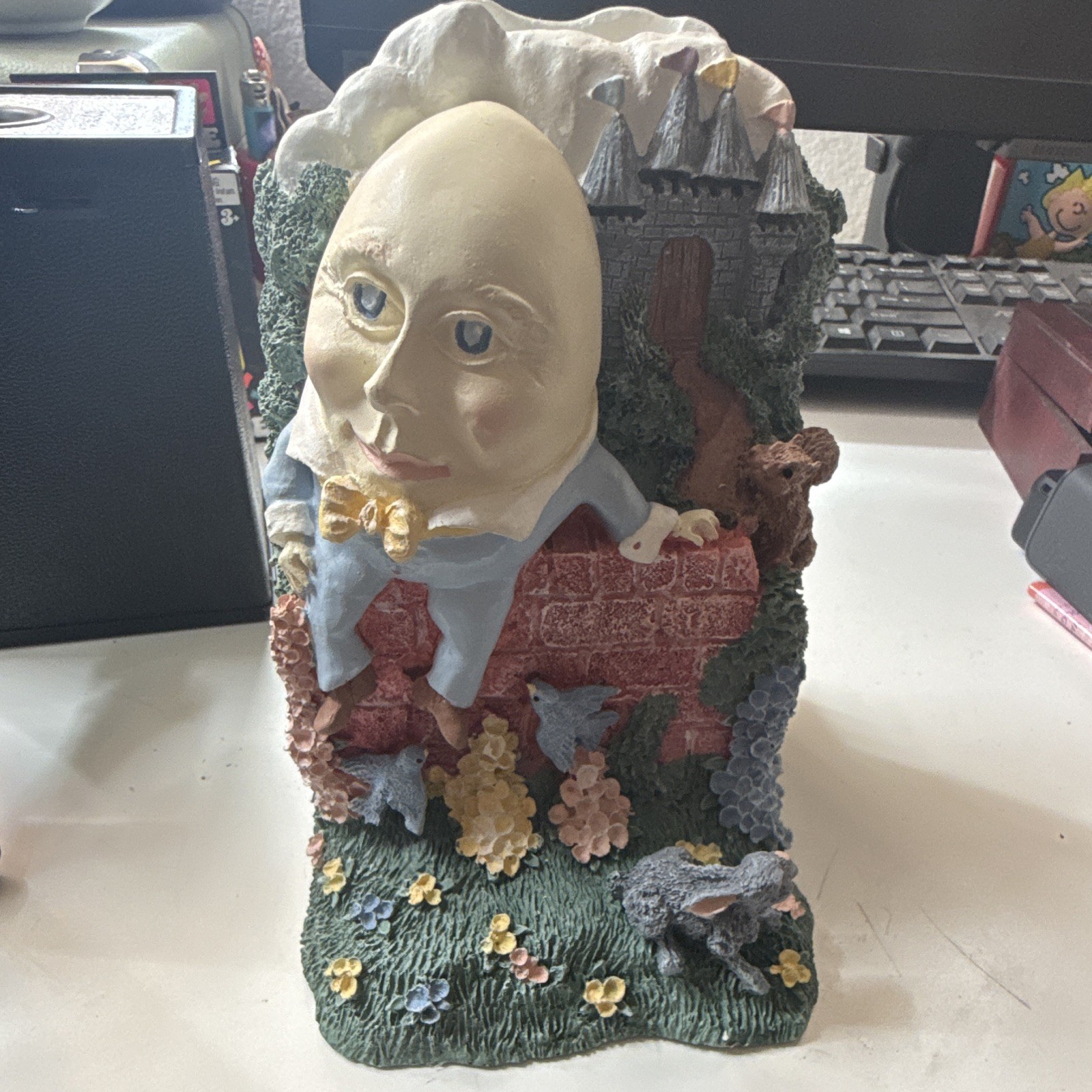 FIGI Graphics Humpty Dumpty Painted Resin Figurine Multicolor Fantasy 1990s