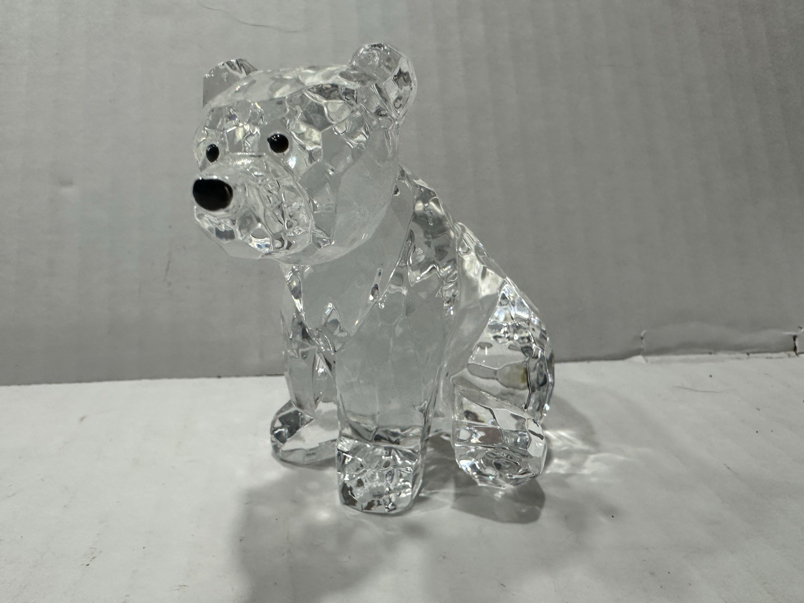 Roman Inc Polar Bear Acrylic Sitting Pose EUC