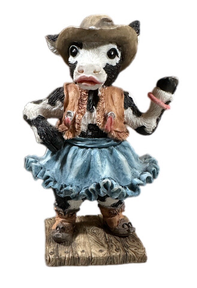 Vtg Cowtown Cowlamity Jane 1992 Ganz Handcrafted 3.25 Inches