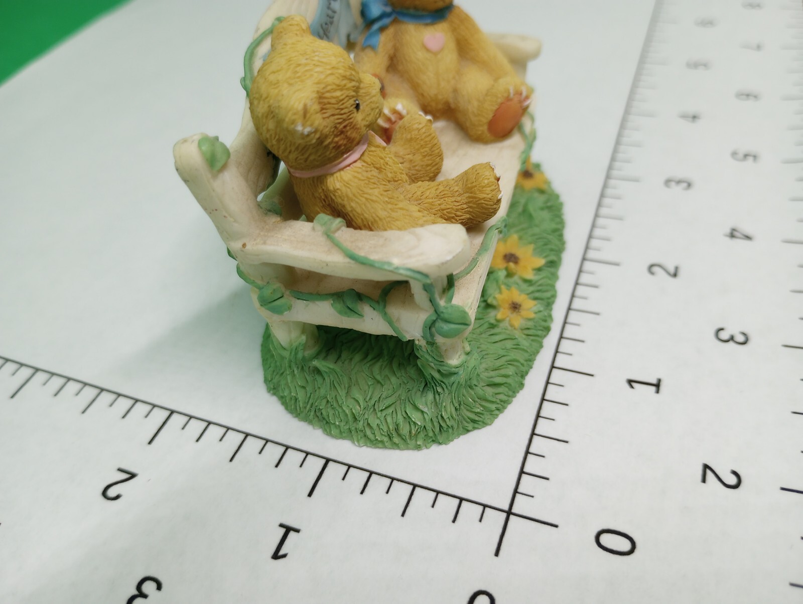 Enesco . Cherished Teddies . 1996. Two Bears on a Bench . CRT240