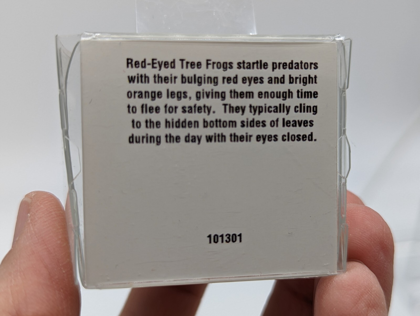 Lot /2 Little Critterz Red-Eyed & Leopard Frogs Hand-Painted Porcelain Mini Figs