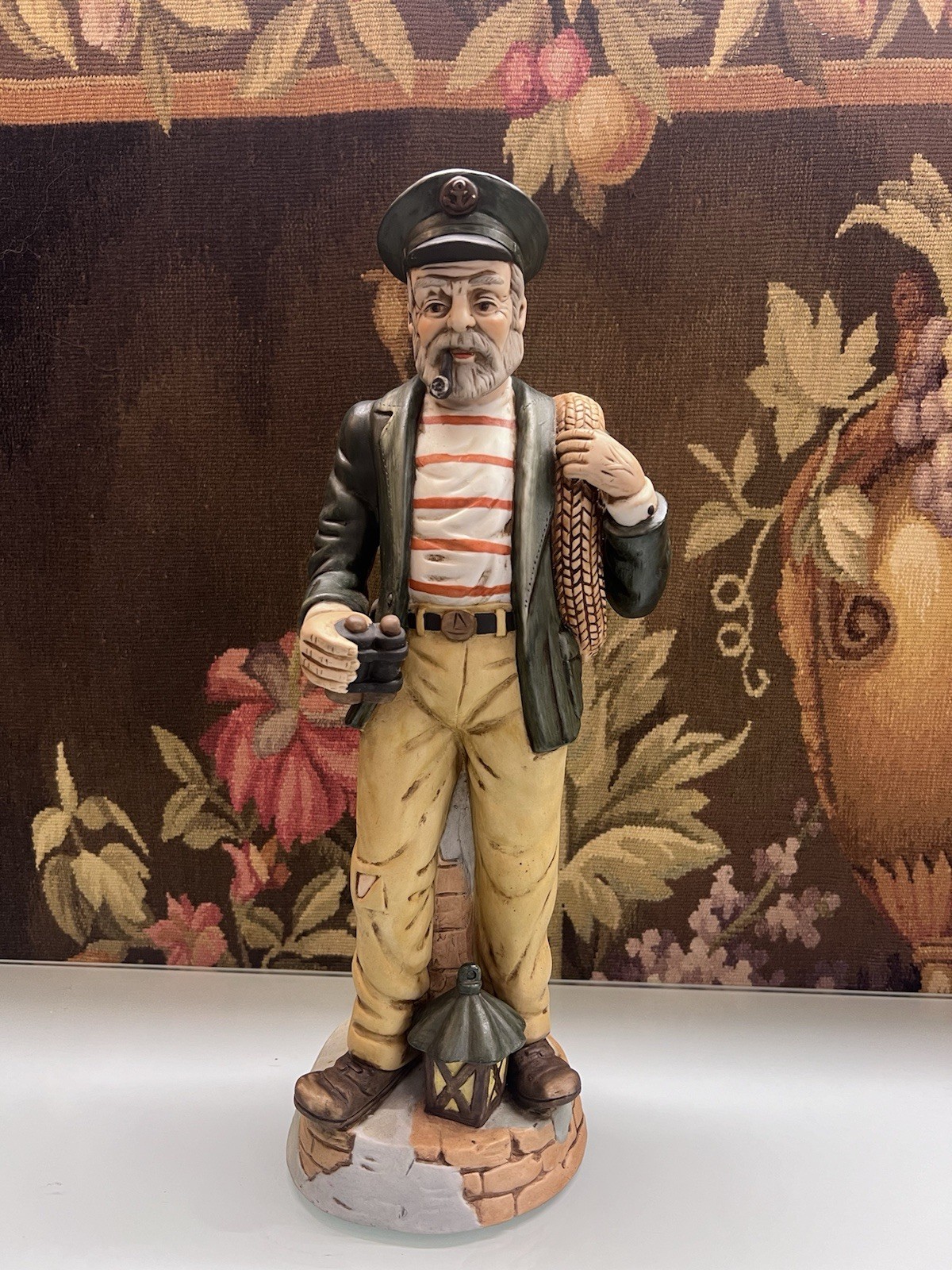 Vintage Hand-Painted Porcelain Sea Captain Figurine