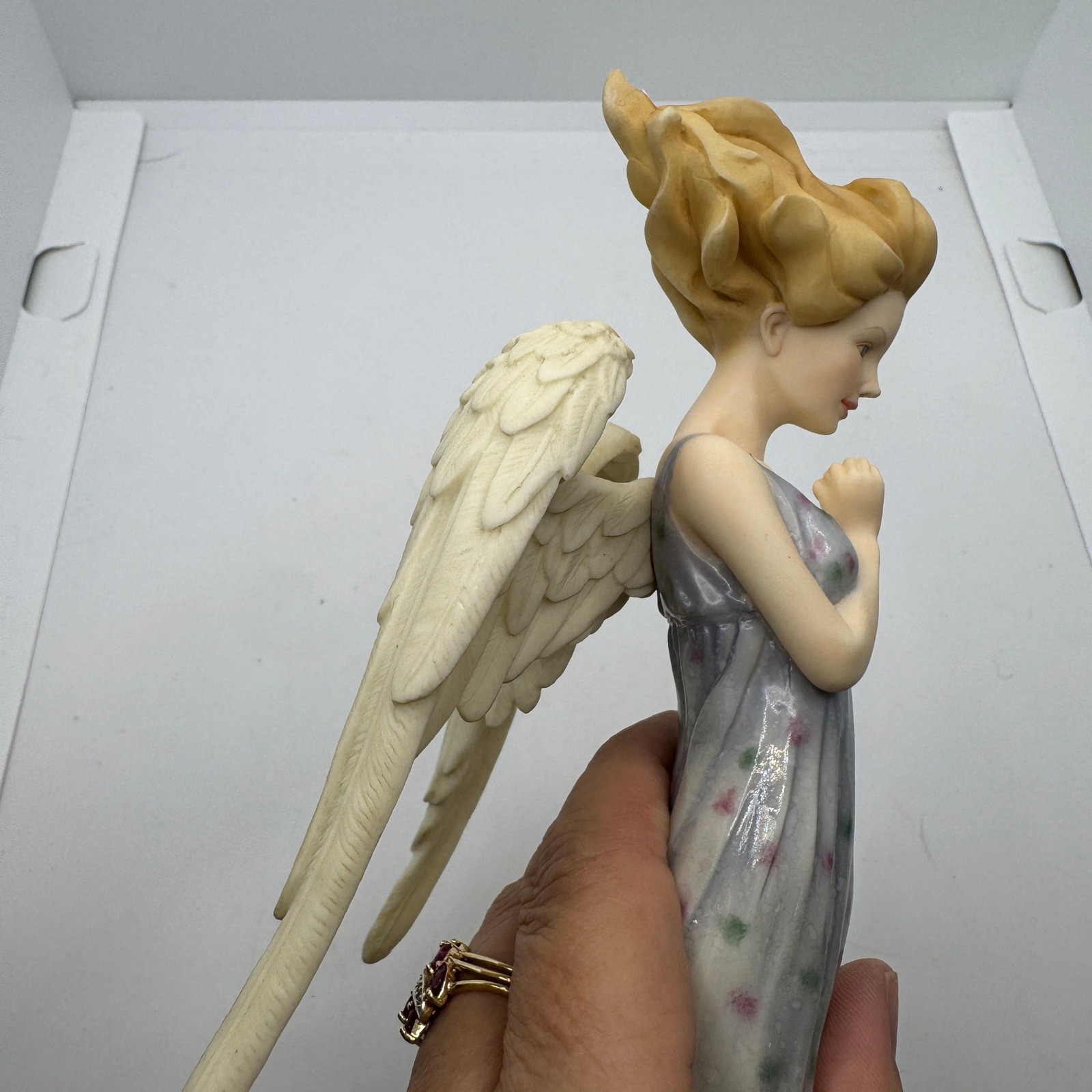 Angels and Company FAITH Angel Figurine Cloudworks 2003 Praying Woman Home Decor