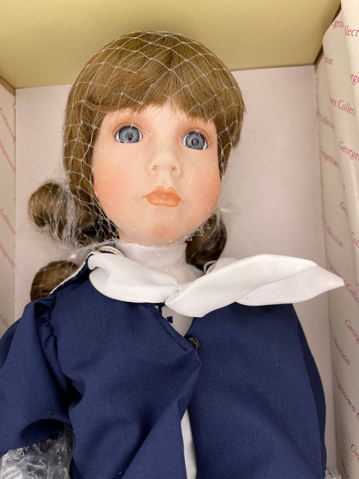 Georgetown Dolls- Jennie Cooper, 1995 Sag Harbor, American Dairy Dolls 16″ #G012