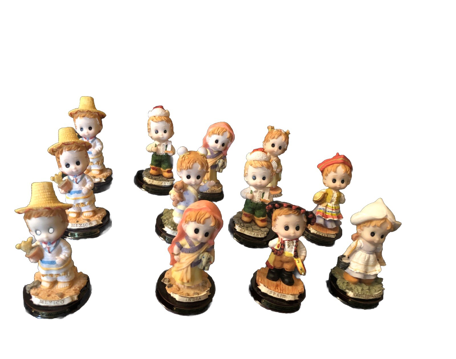 RARE! A Lot Of CHERIE & CALVIN COLLECTIBLES Countries Porcelain Figures New