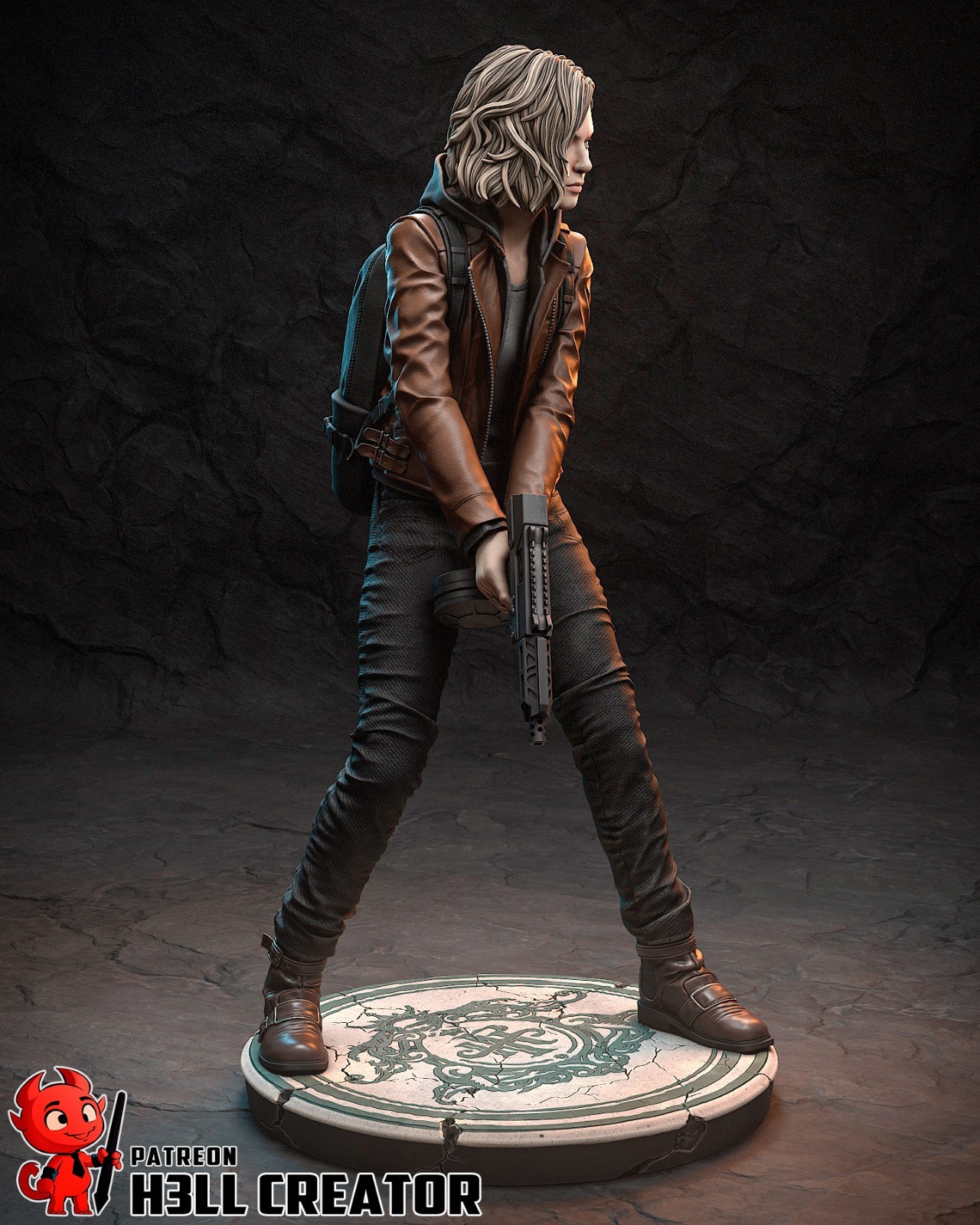 Grace Ashcroft Figurine Resident Evil Hand Painted Model / DIY Kit 11 pcs