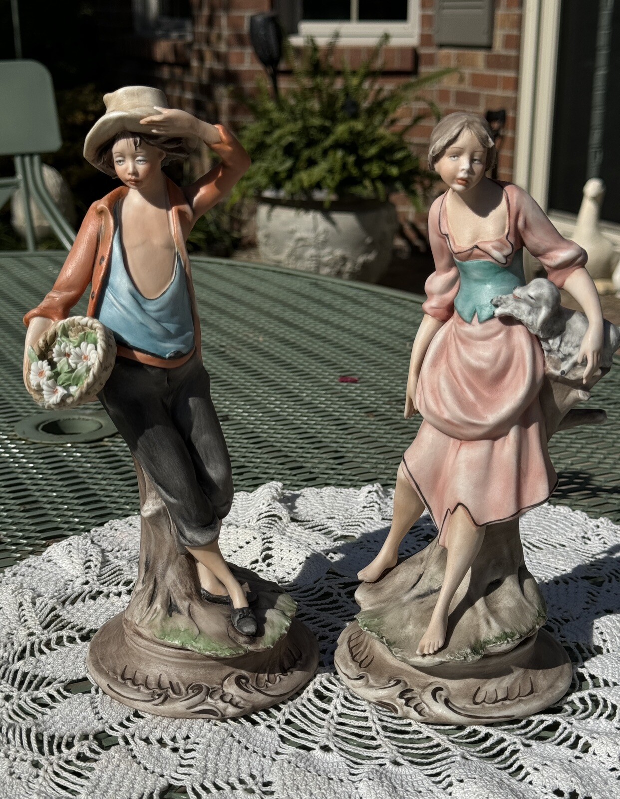 Vintage 1980’s~Ethan Allen~Capodimonte~Authentic Italian Bisque~Figurines~G13