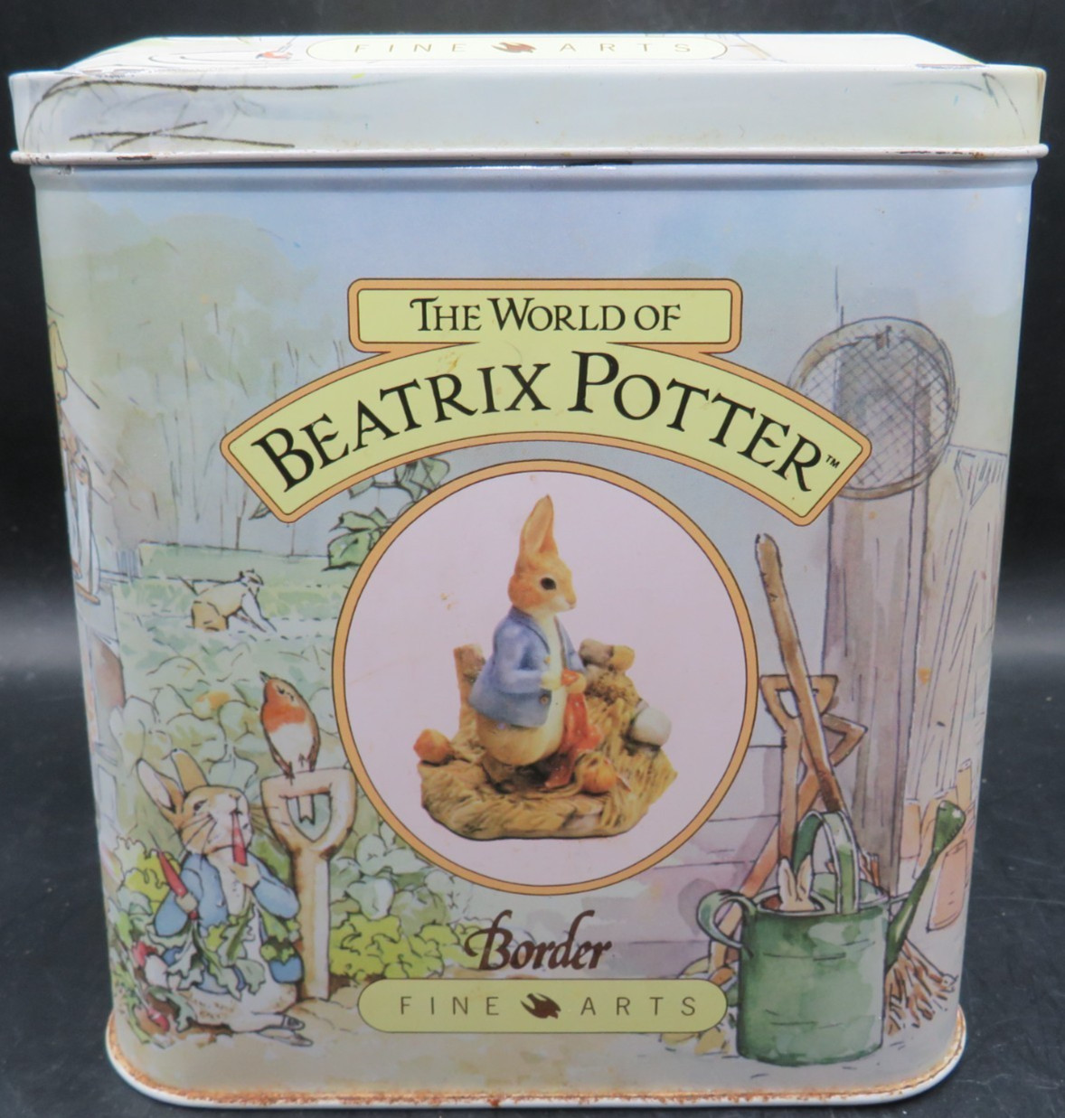 Vintage The World of Beatrix Potter Empty Tin-BP14 Benjamin Bunny-Scotland