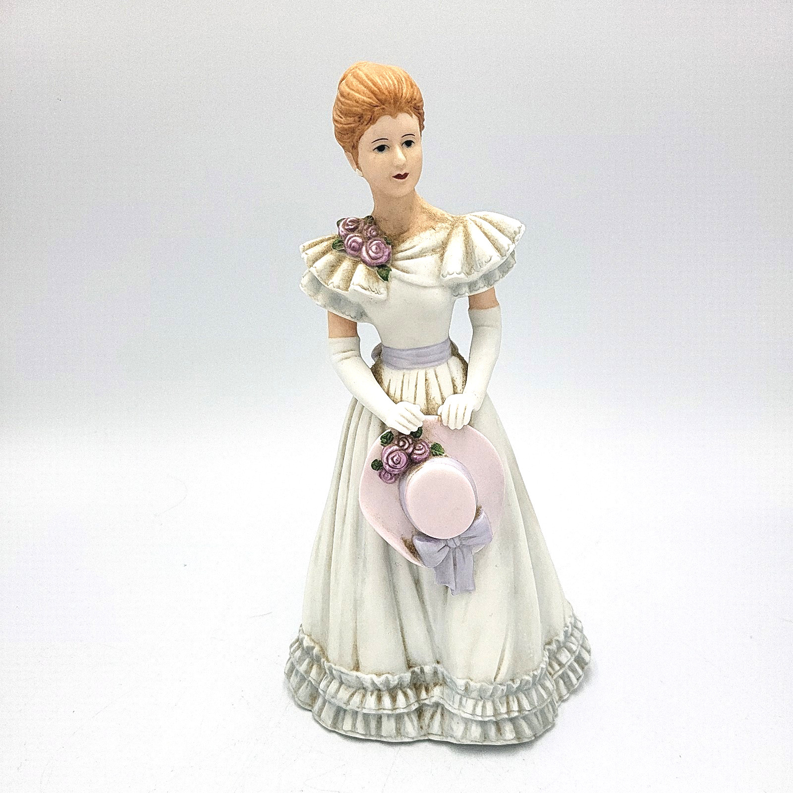 Homco “Elizabeth” Lady with Hat Porcelain Figurine #14061-99 Home Interiors 8″