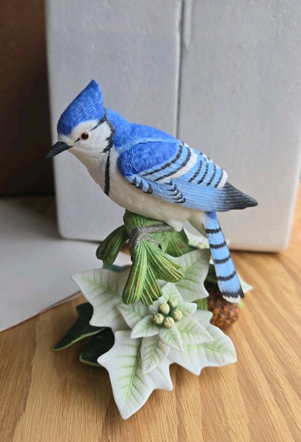 LENOX 1998 Christmas Blue Jay Porcelain Figurine .