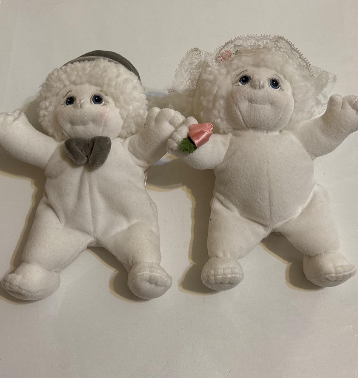 Dreamsicles Lot of 2 Angel Hugs Plush Vintage 1999 Wedding Bride Groom