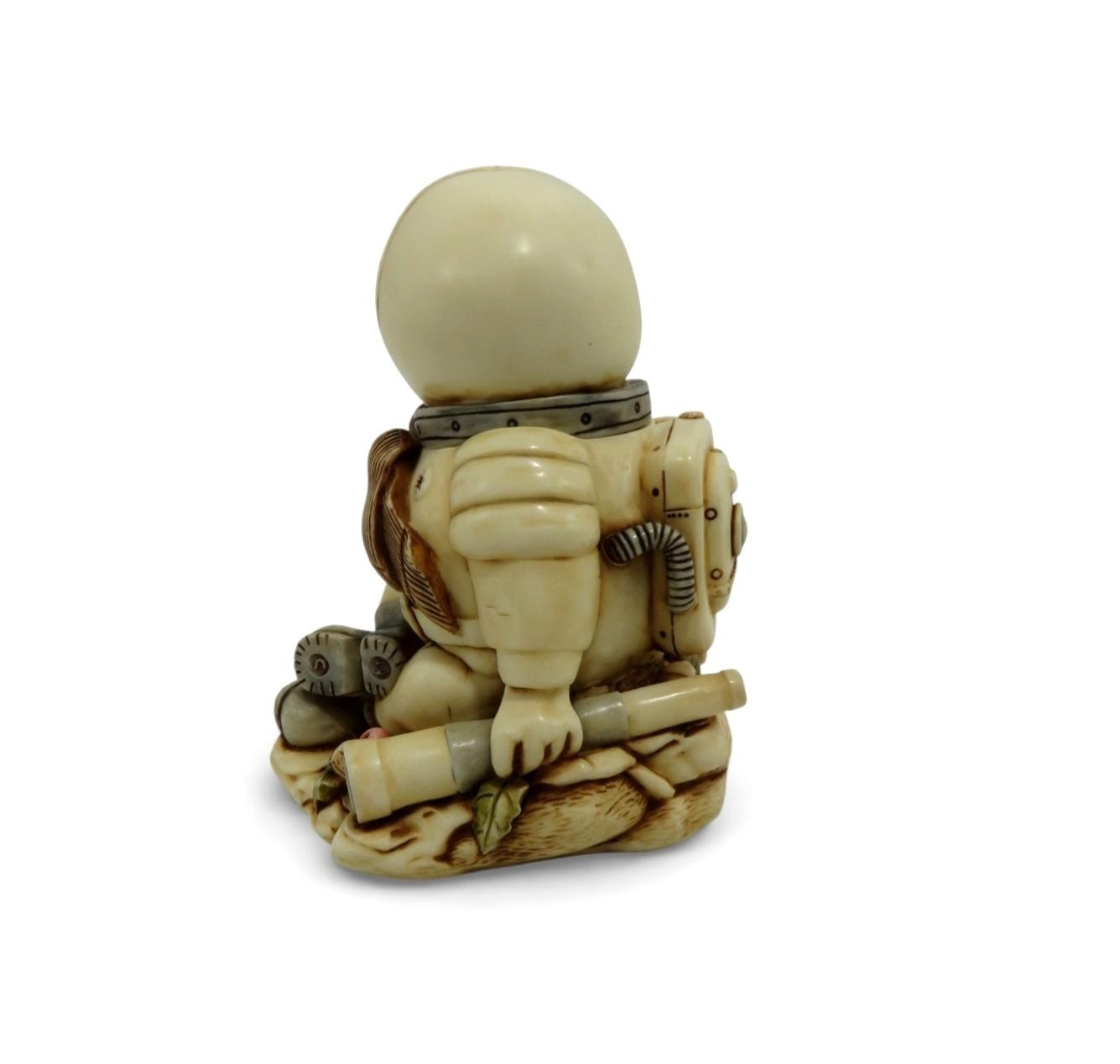 Harmony Kingdom Blue Moon Snowman Astronaut Trinket Figurine Boxed 3.7″
