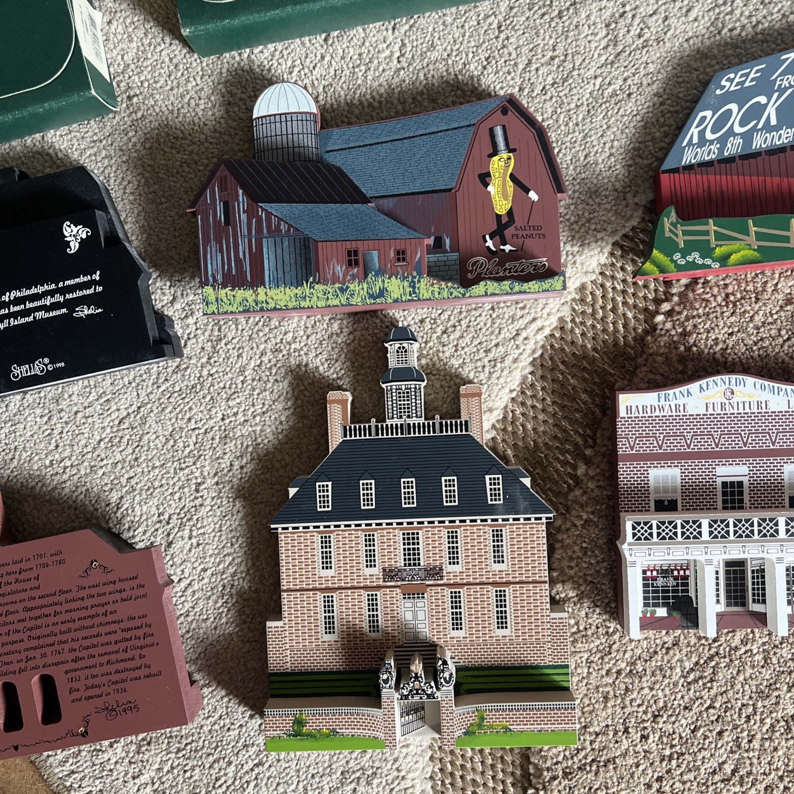 Lot Of 10 Sheila’s Architectural Miniatures from Charleston South Carolina Nice