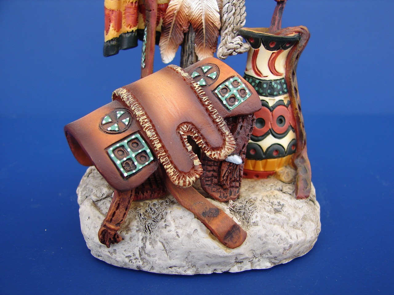 1998 Hamilton Collection BRAVERY Native American Decor Sacred Culture Collection