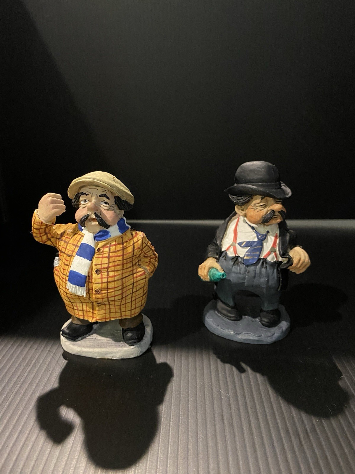 Pair Of Mr Stubbs British Figurine 3” Drunk And Plaid