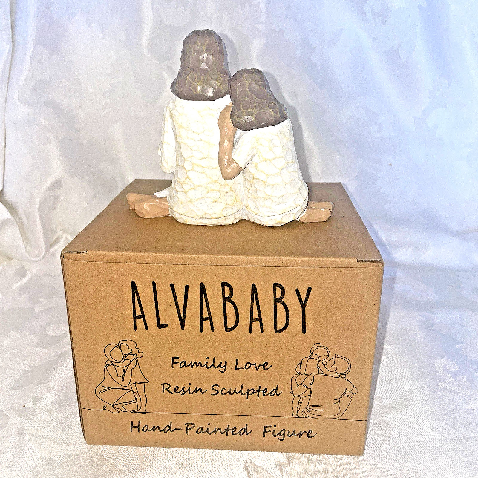 ALVABABY FAMILY LOVE FIGURINE – MOTHER & DAUGHTER