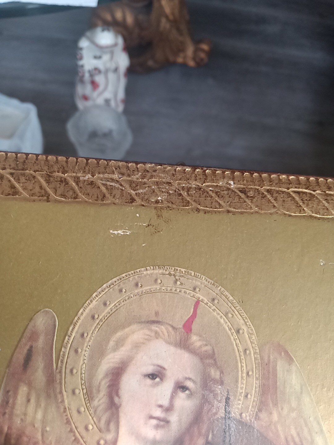 Two Italian Angels Playing Instruments 11.25 X 6.75 In Gold Tone Or OBO