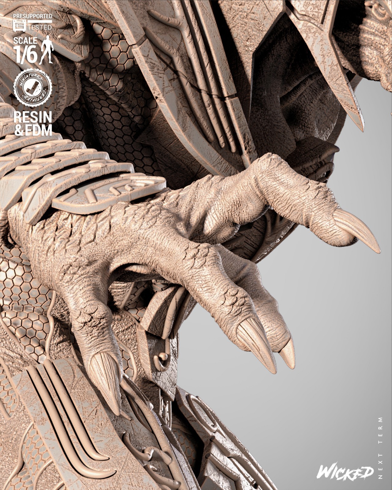 The Arbiter – Halo 1/6 Scale Figure Statue 3D Print Model Kit Unpainted