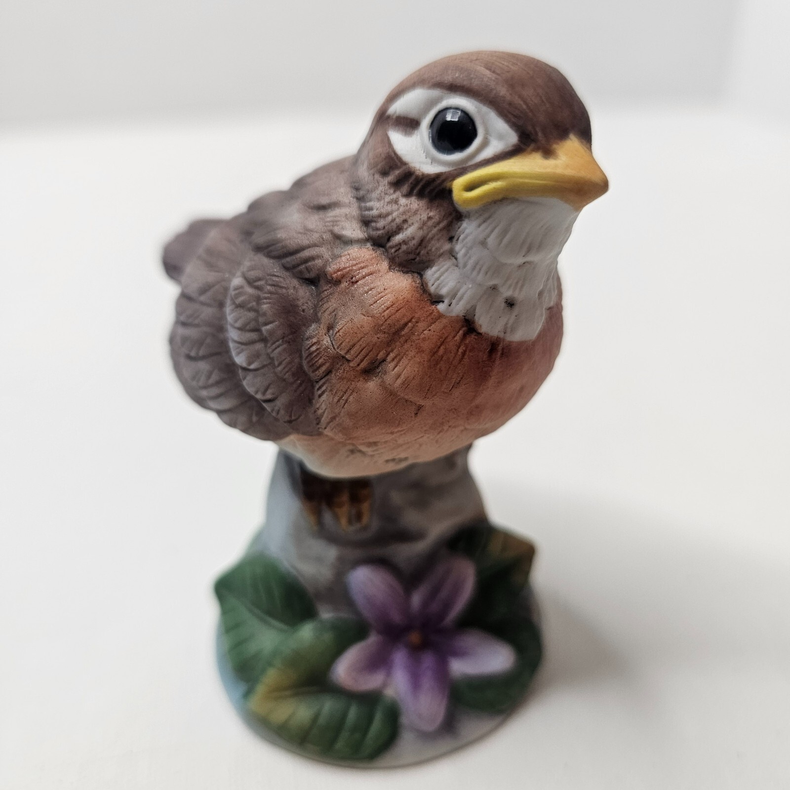 Robin By Andrea Bird Figurine Brown Orange Home Decor Porcelain Japan 3.5″