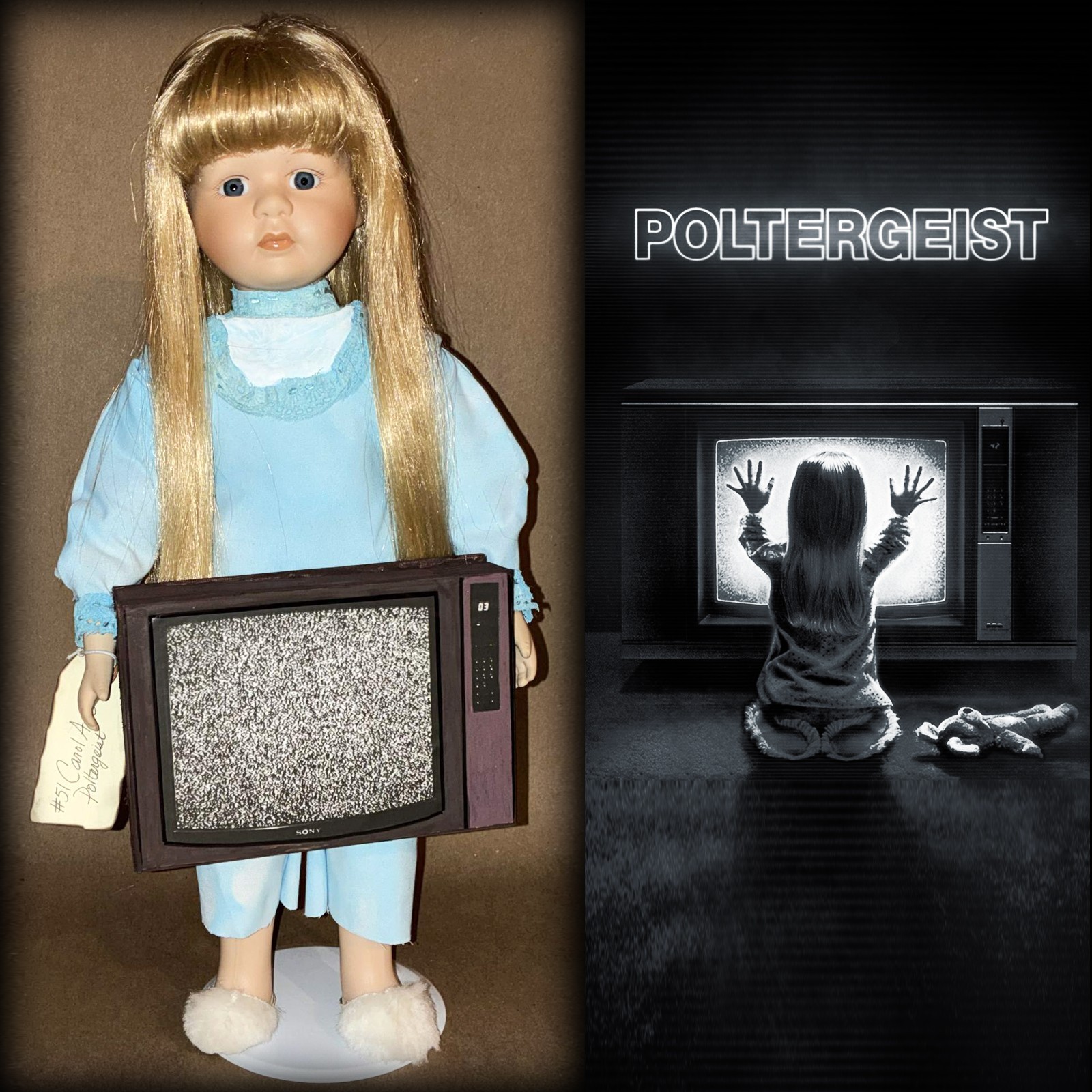 Carol Anne Poltergeist Horror Movie Character Doll Erika’s Emporium #51 16.5″ in