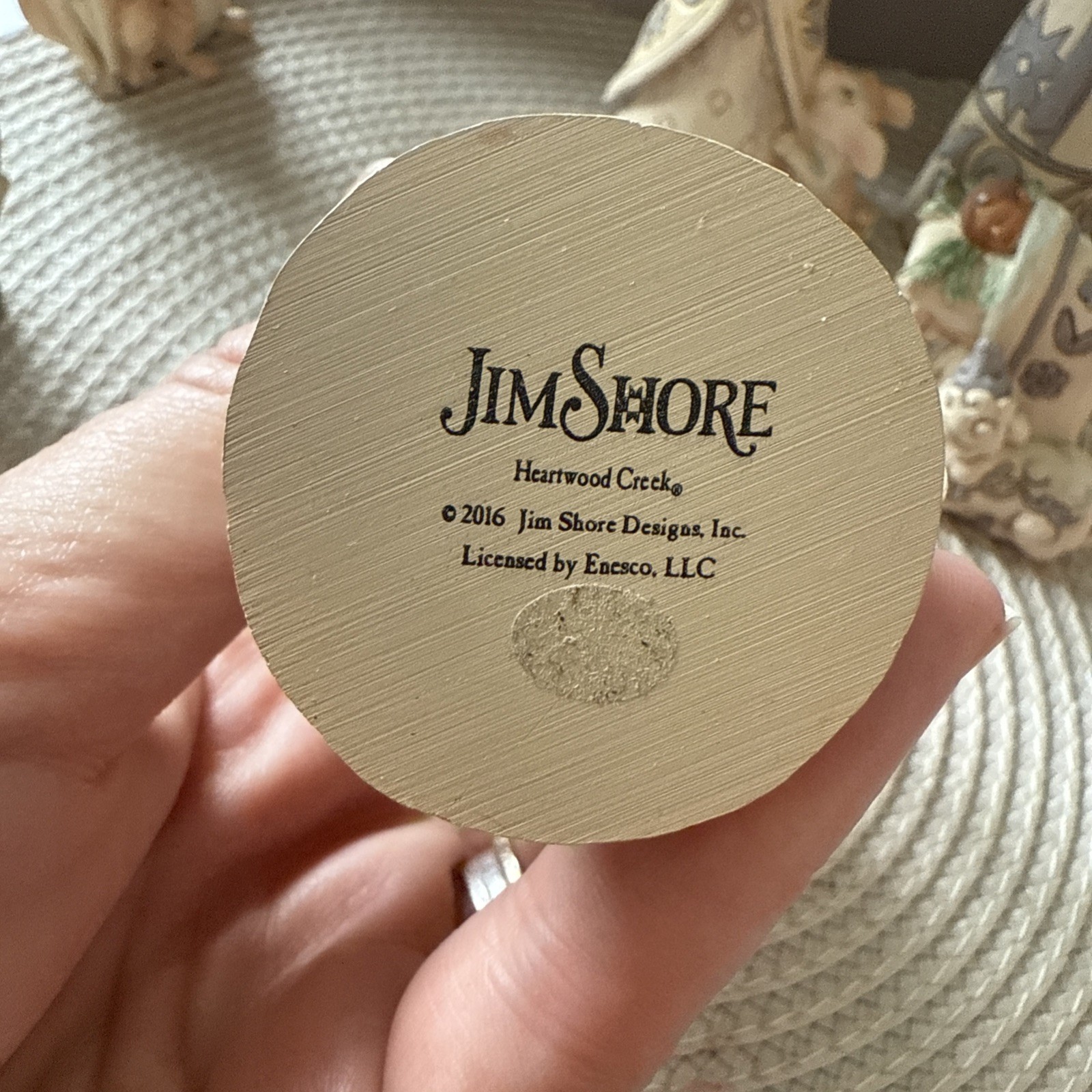 Jim Shore 2016 Nativity Set “We Adore Him” White Woodland 8 Piece Set No Box!