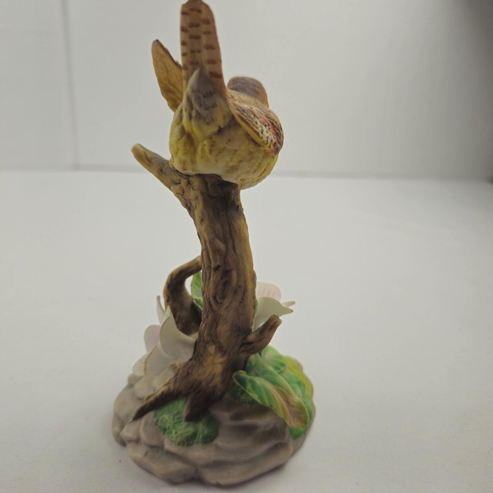 Gorham Gallery Birds Wren Porcelain Figurine Vignette Collection Nest Decor 6″