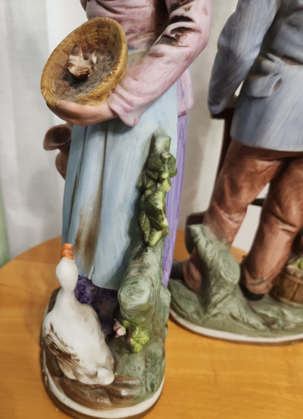 Vintage Home Interior Old Man Woman Collection #8816 HOMCO 13.5 in Tall Japan