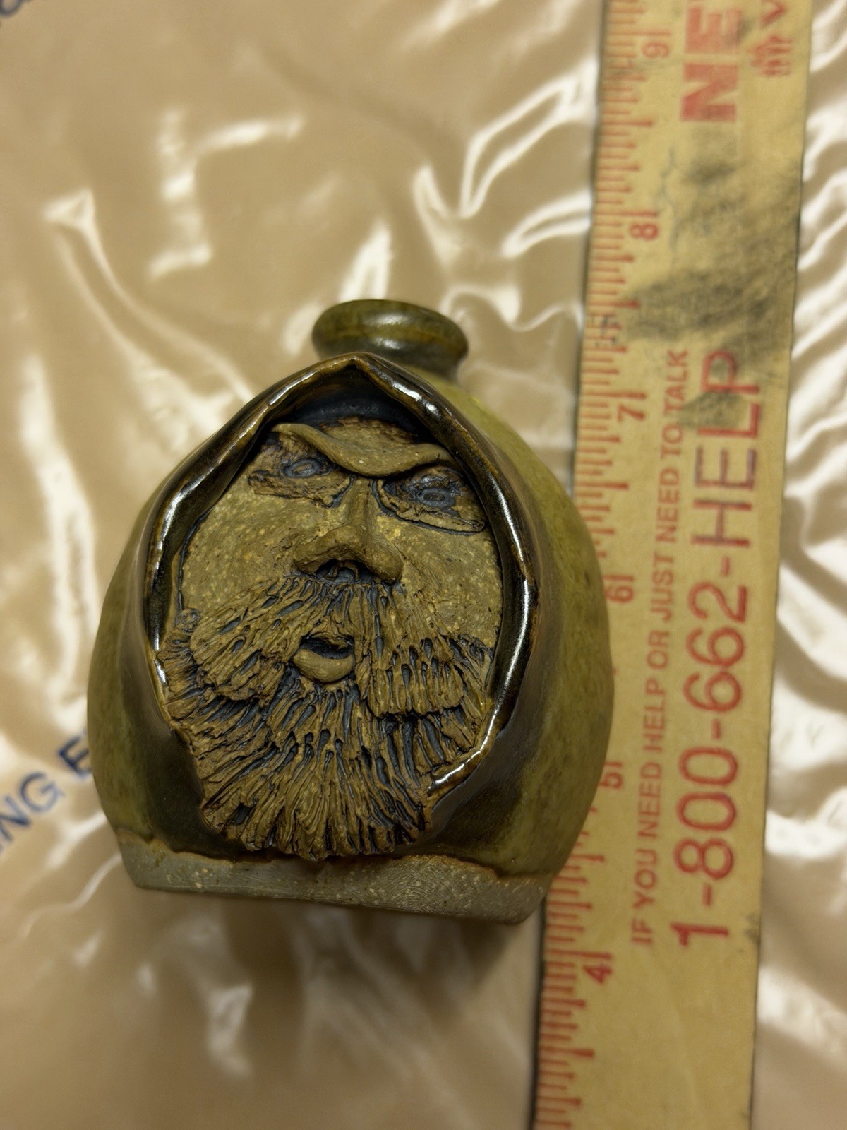 Mini Ceramic Face Jug See Photos For Size Collectible
