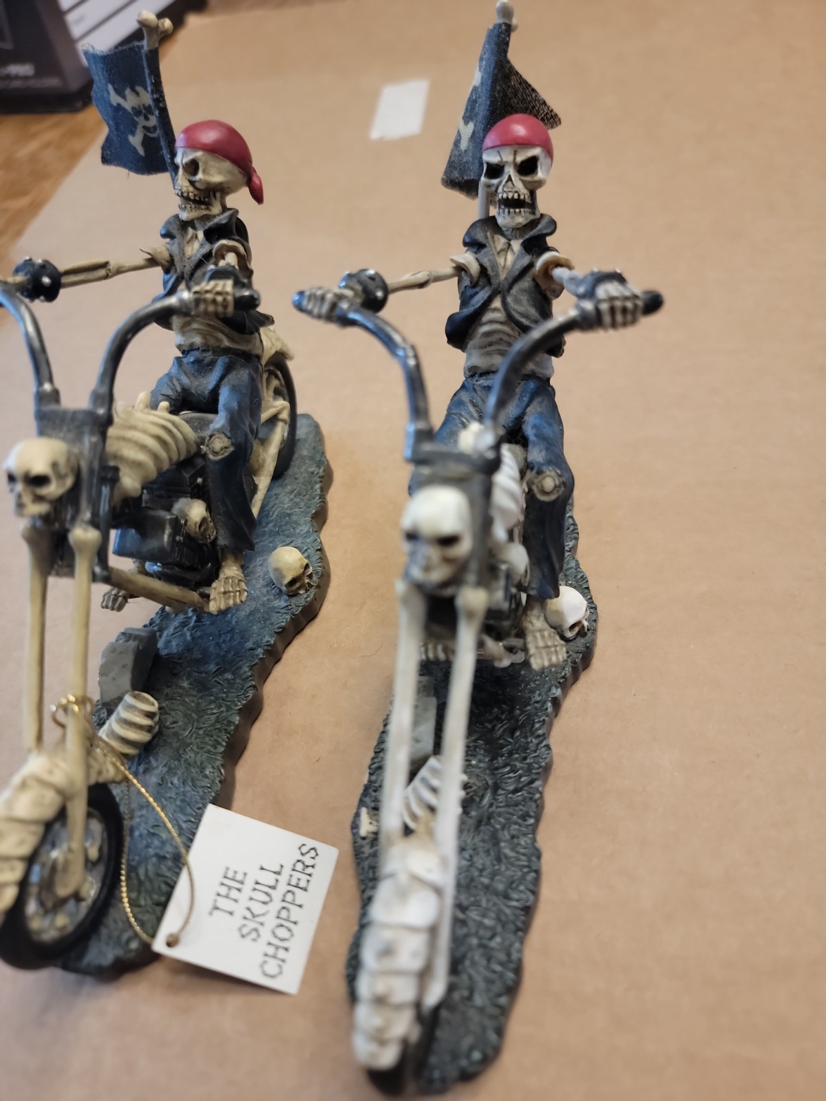 Set Of 2 Skull Choppers Collection Limited Edition Hamilton Brain Dead