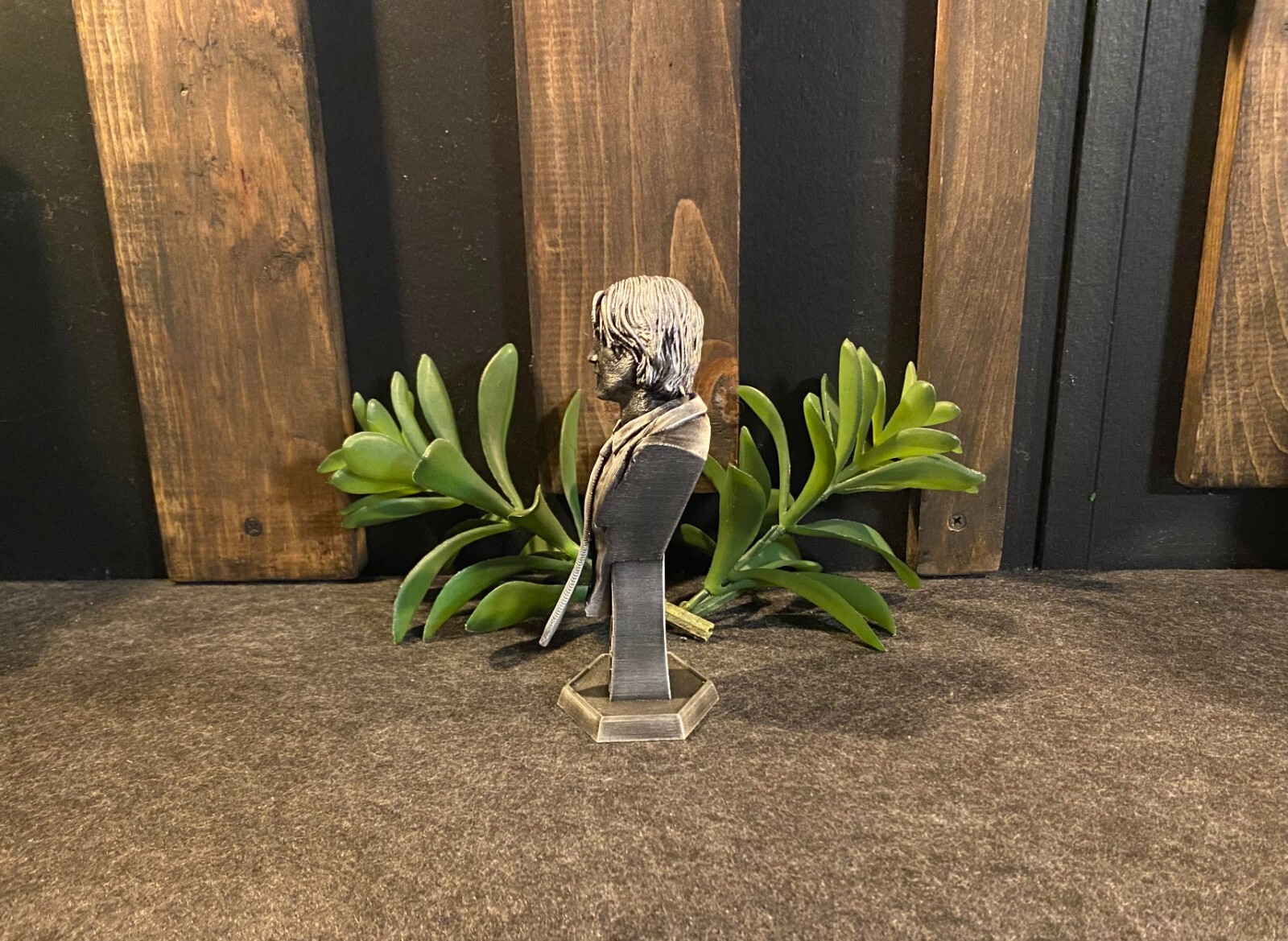 John Wick Silver Statue 6 inches Tall Vintage Style