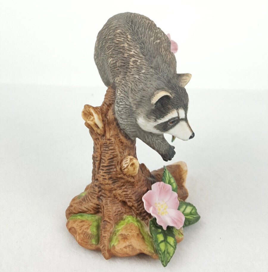 Lenox Raccoon Fine Porcelain Woodland Animals Collection Figurine Sculpture