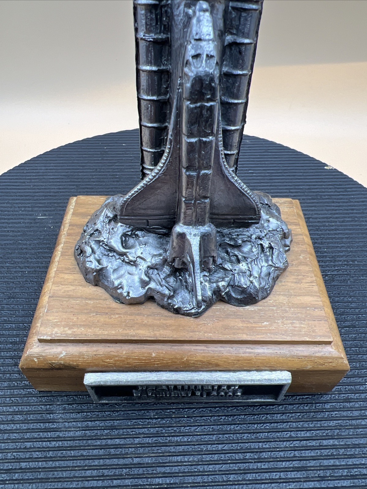 NASA Columbia Space Shuttle Launch Ricker Pewter Statue SIGNED 316/750