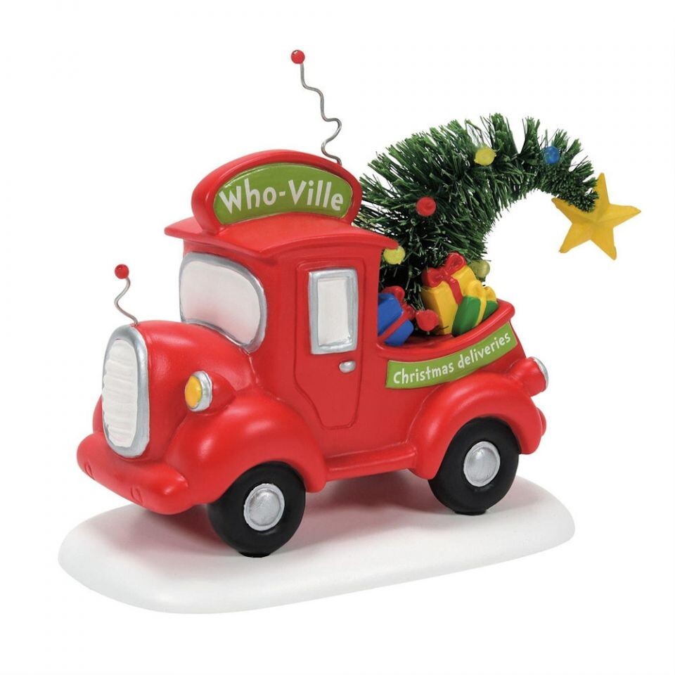 Dept 56 WHO-VILLE CHRISTMAS DELIVERIES Grinch Village 6009729 BRAND NEW IN BOX