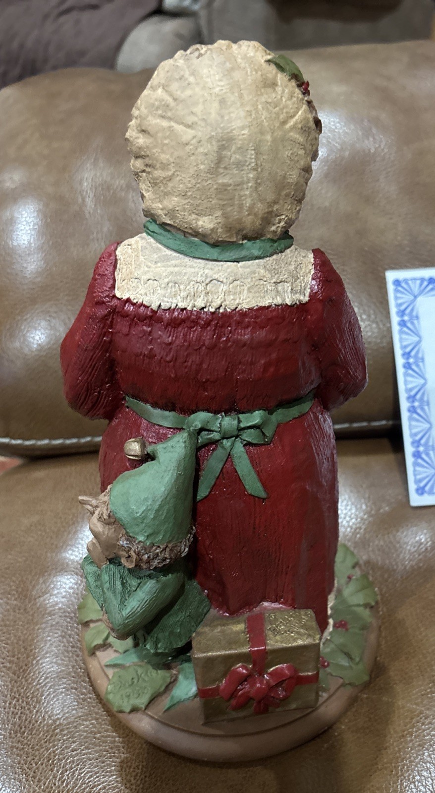 1983 Tom Clark Gnome MRS CLAUS BELLE KRINGLE / Edition #30 Cairn Studios
