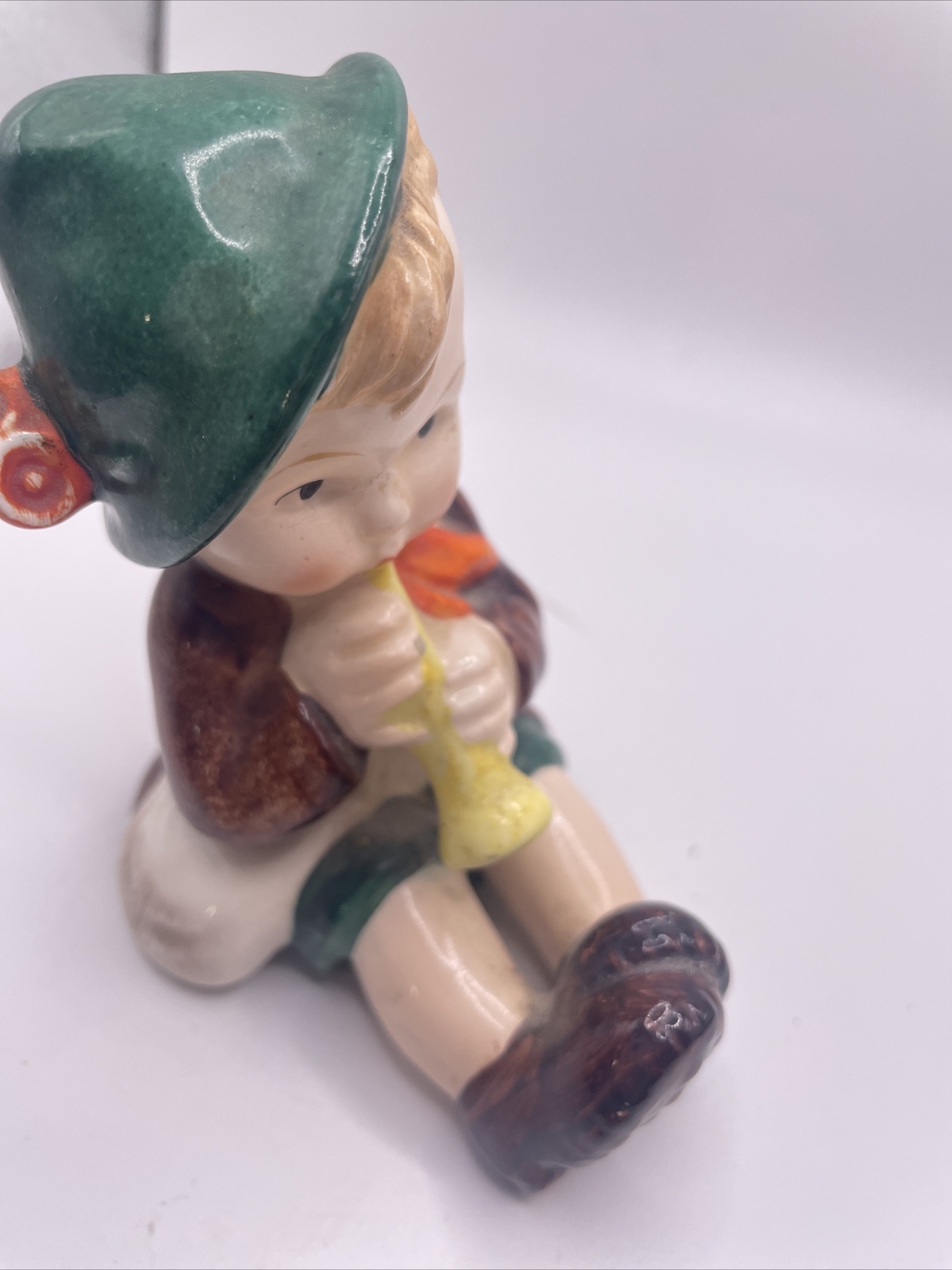 Rare Goebel Boy with a Flute/Pipe TMK2 #KF25, 4”