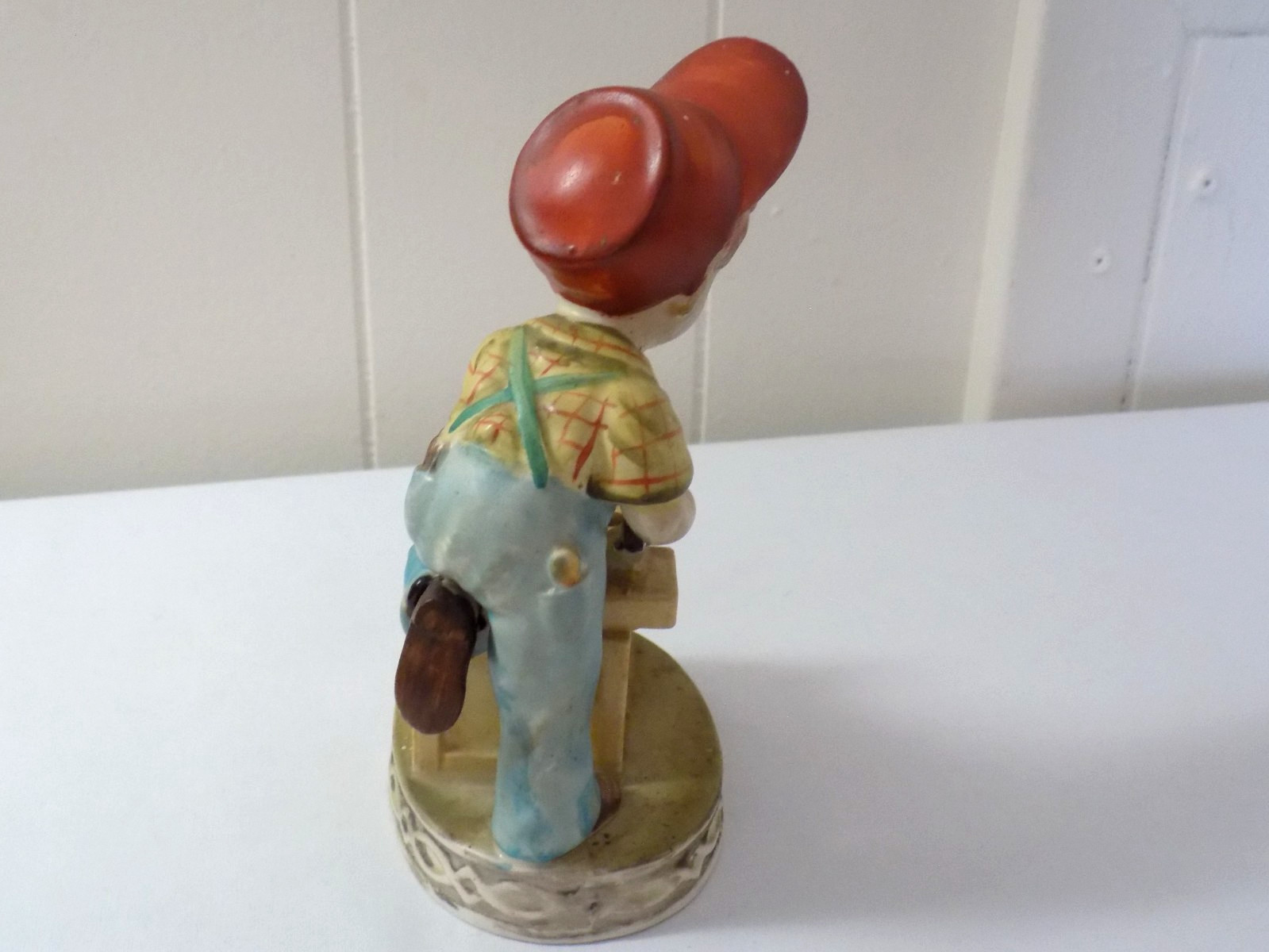 VTG 1950s UCAGO/United China & Glass Co. Little Boy Carpenter Ceamic Figurine