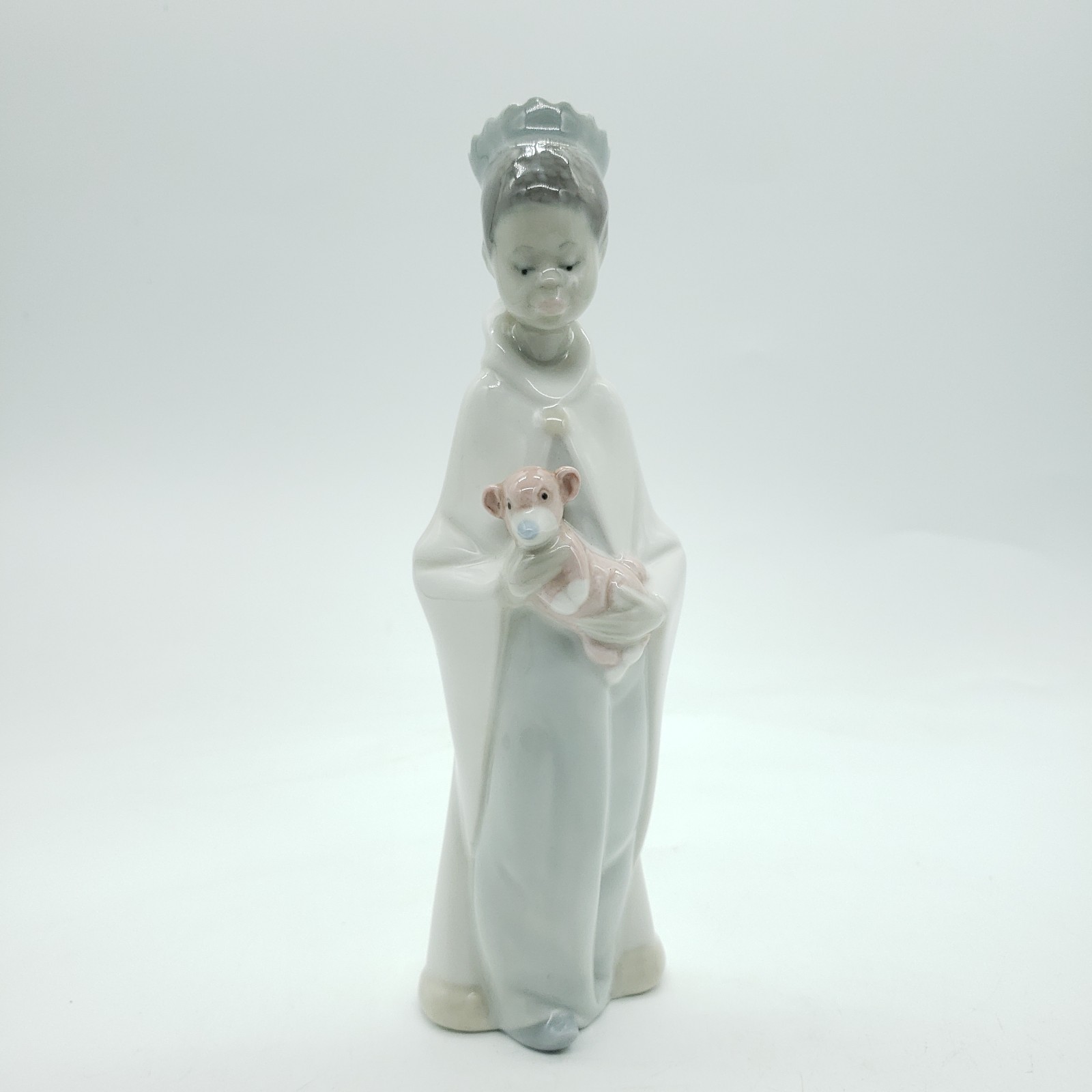 Lladro 4675 King Balthasar Nativity Gloss Retired Figurine Spain Vintage Wiseman